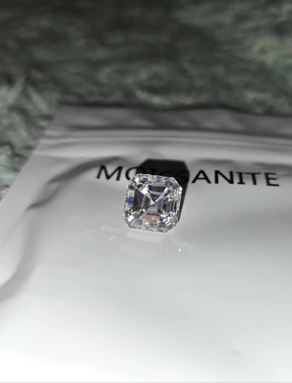 4.5 Ct Asscher Cut Moissanite
